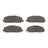 R1 Concepts 2551-2229-00 Disc Brake Pad Set - Front
