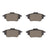R1 Concepts 2551-2306-00 Disc Brake Pad Set - Rear