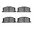 R1 Concepts 2552-0242-00 Disc Brake Pad Set - Front