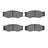 R1 Concepts 2552-0266-00 Disc Brake Pad Set - Front