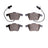 R1 Concepts 2552-0915-10 Disc Brake Pad Set - Front