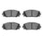 R1 Concepts 2552-1184-00 Disc Brake Pad Set - Front
