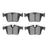 R1 Concepts 2552-1821-00 Disc Brake Pad Set - Rear
