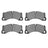 R1 Concepts 2553-1349-00 Disc Brake Pad Set - Front