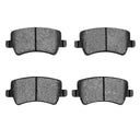 R1 Concepts 2600-1307-00 Disc Brake Pad Set - Rear