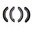 R1 Concepts 2901-0141-00 Drum Brake Shoe Set - Front or Rear