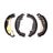 R1 Concepts 2901-1070-10 Drum Brake Shoe Set - Rear