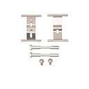 Dynamic Friction 340-02004 Disc Brake Hardware Kit - Front or Rear