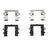 Dynamite Friction 340-03060 Disc Brake Hardware Kit - Front