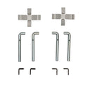 Dynamic Friction 340-16001 Disc Brake Hardware Kit - Rear