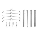 Dynamic Friction 340-27011 Disc Brake Hardware Kit - Front