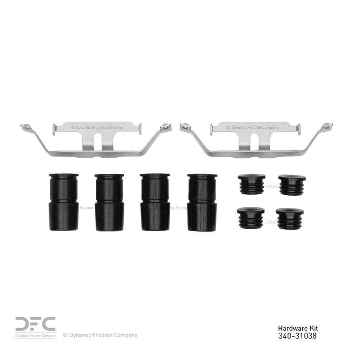 Dynamite Friction 340-31038 Disc Brake Hardware Kit - Rear