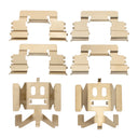 Dynamic Friction 340-48001SS Disc Brake Hardware Kit - Rear