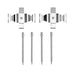 Dynamite Friction 340-63043 Disc Brake Hardware Kit - Front