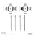 Dynamite Friction 340-63043 Disc Brake Hardware Kit - Front