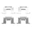 Dynamite Friction 340-67004 Disc Brake Hardware Kit - Front