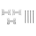 Dynamic Friction 340-73003 Disc Brake Hardware Kit - Front