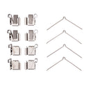 Dynamic Friction 340-75002 Disc Brake Hardware Kit - Front