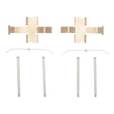Dynamic Friction 340-75021 Disc Brake Hardware Kit - Front
