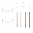 Dynamic Friction 340-76039 Disc Brake Hardware Kit - Front
