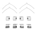 Dynamic Friction 340-76041 Disc Brake Hardware Kit - Front