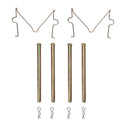 Dynamic Friction 340-76057 Disc Brake Hardware Kit - Front