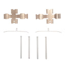 Dynamic Friction 340-76090 Disc Brake Hardware Kit - Front
