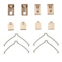 Dynamic Friction 340-80002 Disc Brake Hardware Kit - Front
