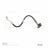 Dynamite Friction 350-03039 Brake Hydraulic Hose - Front Left