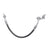 Dynamite Friction 350-21136 Brake Hydraulic Hose - Rear Left