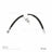 Dynamite Friction 350-46028 Brake Hydraulic Hose - Front Left