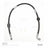 Dynamite Friction 350-47012 Brake Hydraulic Hose - Front Left or Front Left Lower