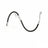 Dynamite Friction 350-47259 Brake Hydraulic Hose - Front Left