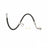 Dynamite Friction 350-48002 Brake Hydraulic Hose - Front Right