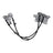 Dynamite Friction 350-54711 Brake Hydraulic Hose - Rear Upper