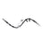 Dynamite Friction 350-54889 Brake Hydraulic Hose - Rear Right