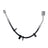 Dynamite Friction 350-71034 Brake Hydraulic Hose - Rear Right