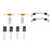 Dynamite Friction 370-21014 Parking Brake Hardware Kit - Rear