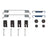 Dynamite Friction 370-54040 Drum Brake Hardware Kit - Rear