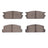 Dynamite Friction 4000-0235-00 Disc Brake Pad Set - Rear