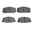 Dynamite Friction 4000-0245-00 Disc Brake Pad Set - Front