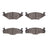 Dynamite Friction 4000-0280-00 Disc Brake Pad Set - Front