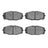Dynamite Friction 4000-0435-00 Disc Brake Pad Set - Front