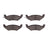 Dynamite Friction 4000-0662-00 Disc Brake Pad Set - Rear