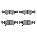 Dynamic Friction 4000-0766-00 Disc Brake Pad Set - Front or Rear
