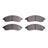 Dynamite Friction 4000-1019-00 Disc Brake Pad Set - Front