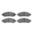 Dynamite Friction 4000-1022-00 Disc Brake Pad Set - Front