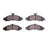 Dynamite Friction 4000-1043-00 Disc Brake Pad Set - Front