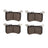 Dynamite Friction 4000-1634-10 Disc Brake Pad Set - Front