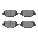 Dynamic Friction 4000-1719-00 Disc Brake Pad Set - Rear